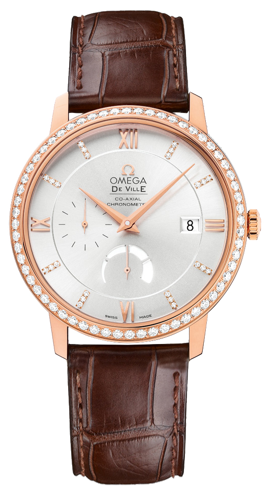 Omega DeVille Prestige Co-Axial 424.58.40.21.52.002 Red Gold Watch