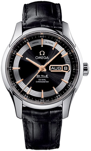 431.63.41.22.01.001 Omega DeVille Day Date Hour Vision Chronometer