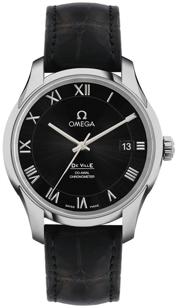 431.13.41.21.01.001 Omega DeVille Chronometer Mens Black Dial