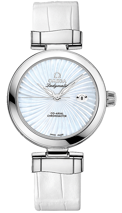 425.33.34.20.05.001 Omega DeVille Ladymatic Ladies White MOP Dial
