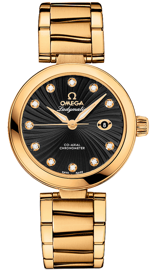 425.60.34.20.51.002 Omega DeVille Ladymatic Ladies Solid Gold Watch