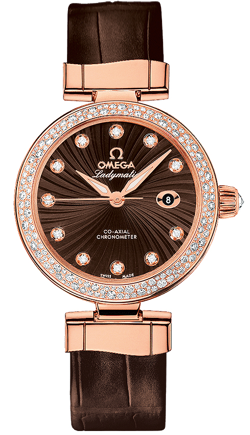 425.68.34.20.63.001 Omega DeVille Ladymatic Ladies Red Gold