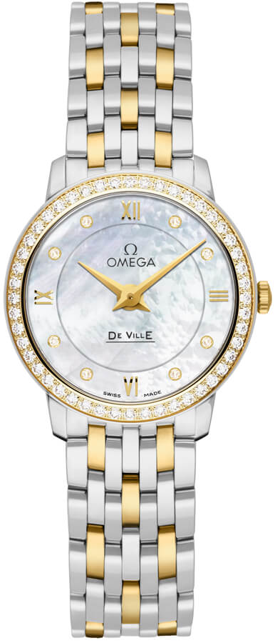 Omega de Ville Prestige 27.4 Diamond Mop Watch 424.25.27.60.55.001