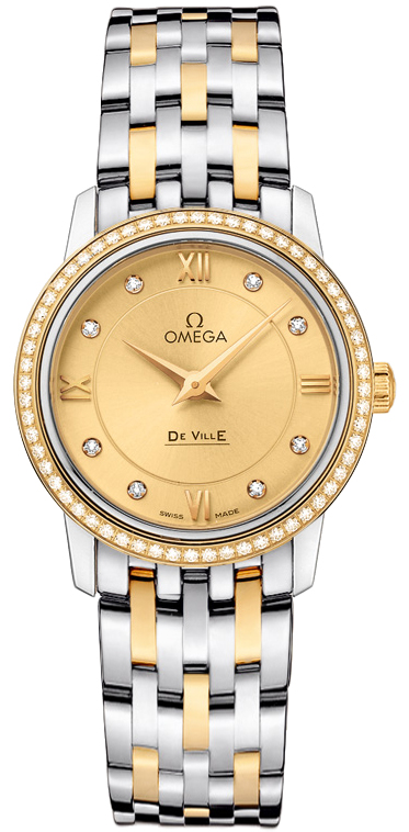 424.25.27.60.58.001 Omega DeVille Prestige Ladies Quartz Watch