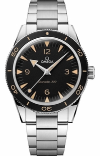 Omega Seamaster 300 Black Dial Steel Men's Watch 234.30.41.21.01.001