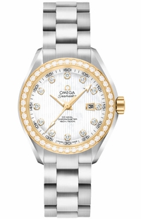 Omega Seamaster Aqua Terra 150M White Pearl Women's Watch 231.25.34.20.55.004