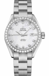 Omega Seamaster Aqua Terra Diamond Women's Watch 231.15.34.20.55.001