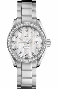 Omega Seamaster Aqua Terra Mother of Pearl 30mm Ladies Watch 231.15.30.61.55.001