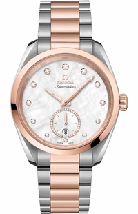 Omega Seamaster Aqua Terra Mother of Pearl Men's Watch 220.20.38.20.55.002