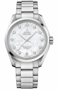 Omega Seamaster Aqua Terra Pearl Diamond Dial Women's Watch 231.10.39.21.55.002