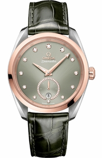 Omega Seamaster Aqua Terra Rose Gold Bezel Men's Watch 220.23.38.20.60.001