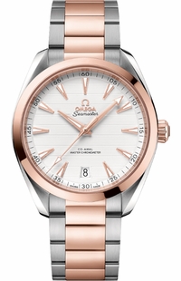 Omega Seamaster Aqua Terra Rose Gold Steel Men's Watch 220.20.41.21.02.001