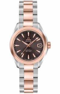 Omega Seamaster Aqua Terra Rose Gold & Steel Women's Watch 231.20.30.20.06.001