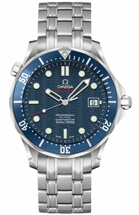 Omega Seamaster Blue Dial James Bond Stainless Steel Men's Watch 2220.80.00