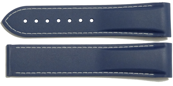98000384 Omega Seamaster Planet Ocean 22MM Blue Rubber Strap