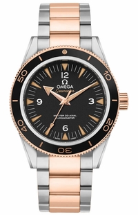 Omega Seamaster Rose Gold & Steel 41mm Men's Watch 233.20.41.21.01.001