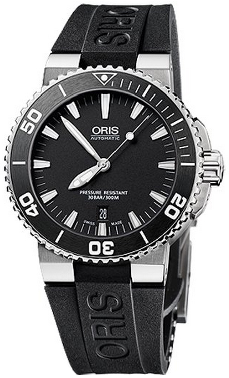 73376534154RS Oris Aquis Divers Date 43mm Mens Watch 