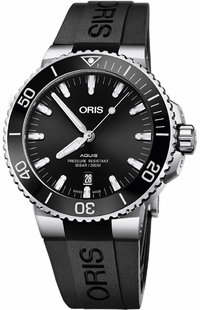 Oris Aquis Date Black Luminous Dial Men's Watch 73377304134RS