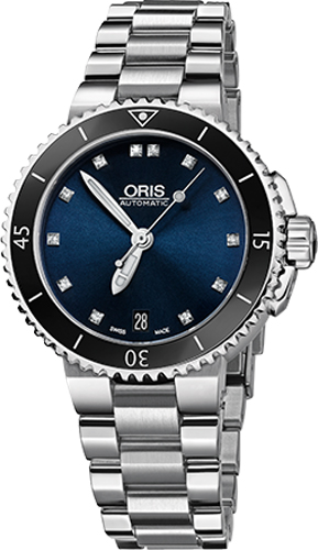 73376524195MB | Oris Aquis Date Diamonds | Womens Watch 