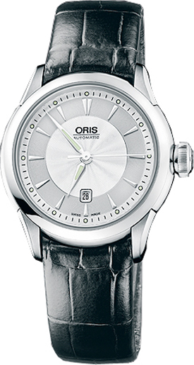 56176044051LS Oris Artelier Date Auto Mens Steel Swiss Watch