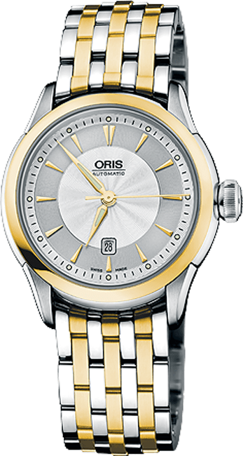 56176044351MB Oris Artelier Date Automatic Gold & Steel Watch 