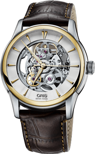 73476704351LS Oris Artelier Skeleton Mens Luxury Watch Sale