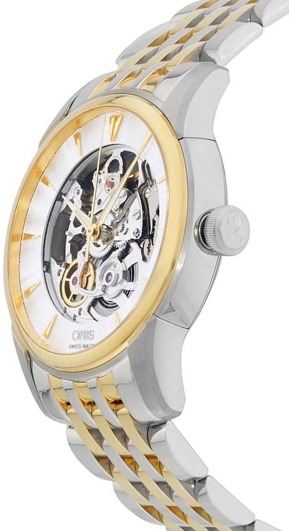73476704351MB Oris Artelier Skeleton Mens Luxury Watch Sale