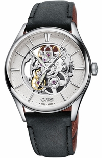 Oris Artelier Skeleton 73477214051LS-BLACK