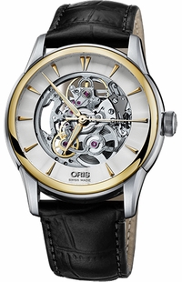 Oris Artelier Skeleton Dial 73476704351LS