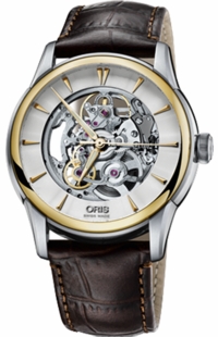 Oris Artelier Skeleton Men's Automatic Watch 73476704351LS