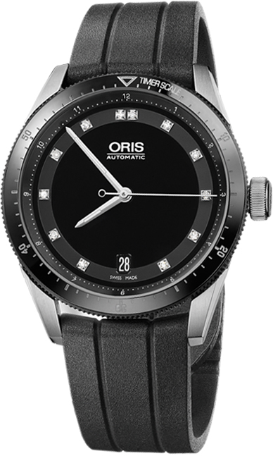 73376714494RS Oris Artix GT Date Lady 37MM Diamond Watch