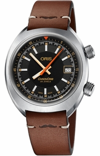 Oris Chronoris Movember Edition Black Dial Men's Watch 73377374034LS