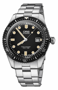 Oris Divers Sixty-Five Black Dial Men's Watch 73377204054MB