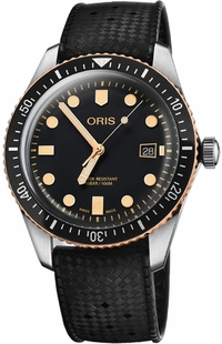 Oris Divers Sixty-Five Black Dial Men's Watch 73377204354RS
