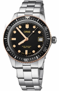 Oris Divers Sixty-Five Black Dial Men's Watch 73377474354MB