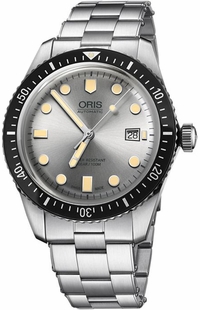 Oris Divers Sixty-Five Silver Dial Men's Watch 73377204051MB