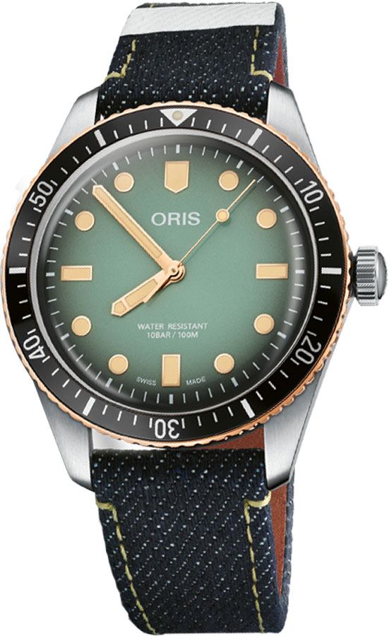 momo① 01 733 7707 4337-Set Oris Divers Sixty-Five X Momotaro Mens Watch