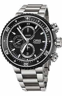Oris ProDiver Chronograph Titanium Men's Watch 77477277154MB