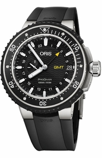 Oris ProDiver GMT Black Dial Men's Watch 74877487154RS