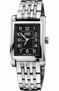 Oris Rectangular Date Ladies 56176564034MB