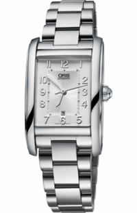 Oris Rectangular Date Ladies 56176924061MB