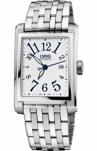 Oris Rectangular Date Men's 56176574061MB