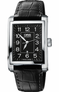 Oris Rectangular Date Mens 56176574034LS
