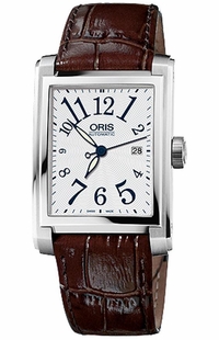 Oris Rectangular Date Mens 58376574061LS