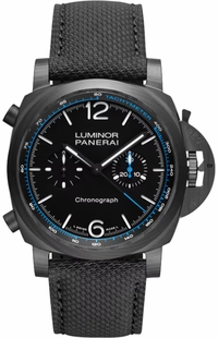 Panerai Luminor Chrono Carbotech Black Dial Automatic Men's Watch PAM01219
