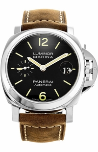 Panerai Luminor Marina Black Dial Men's Watch PAM01048