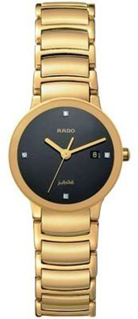 ジャンク・RADO 3本セット R30528713 Rado Centrix Jubile Womens Gold Tone Quartz Watch with