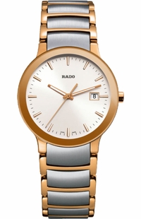 Rado Centrix Silver Dial Date Women's Watch R30555103