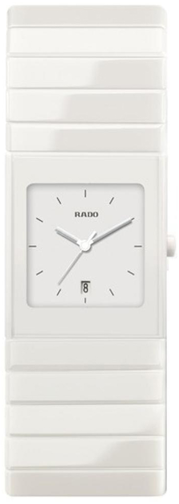 R21711022 Rado Ceramica Mens White Ceramic Quartz Watch