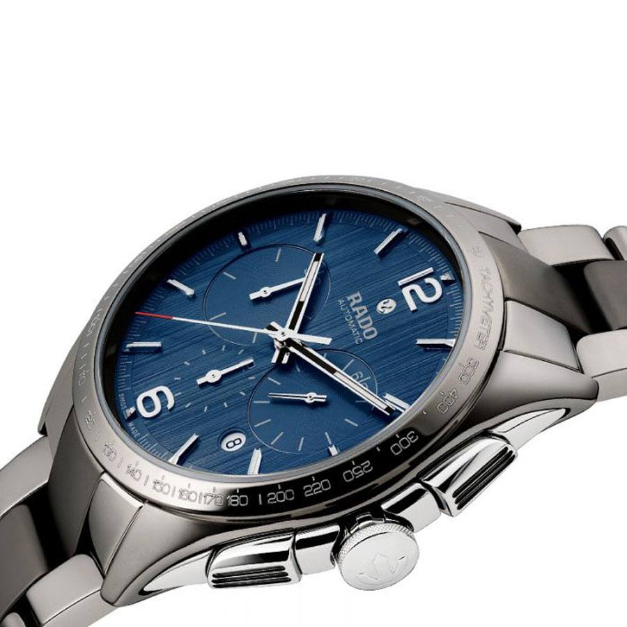R32120202 Rado HyperChrome Automatic Chronograph Blue Dial Men's Watch - Main Image